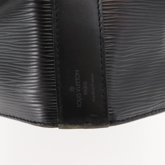 LOUIS VUITTON Epi Sac Depaule PM Shoulder Bag Black M80157 LV Auth ep11675