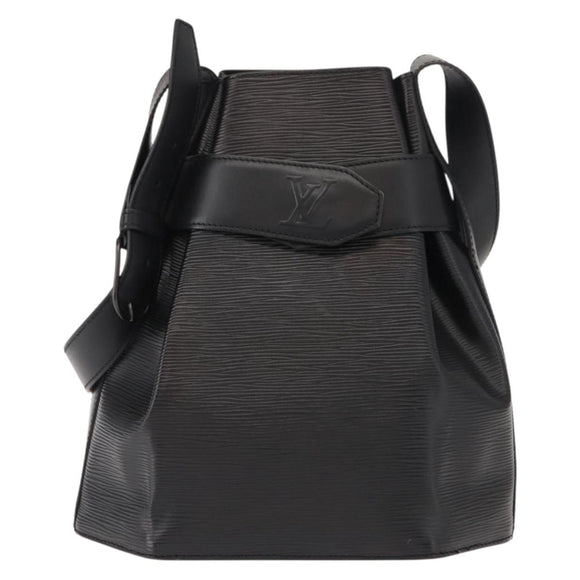 LOUIS VUITTON Epi Sac Depaule PM Shoulder Bag Black M80157 LV Auth ep11675