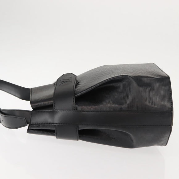 LOUIS VUITTON Epi Sac Depaule PM Shoulder Bag Black M80157 LV Auth ep11675
