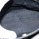 GUCCI Bamboo Hand Bag Leather Black Gold 000 1046 0290 Auth ep11684-10