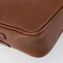 Burberrys Nova Check Shoulder Bag Leather Brown Gold Auth ep11687-13