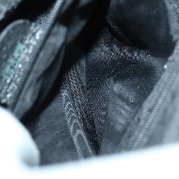 GUCCI Bamboo Hand Bag Suede Leather Black Gold 002 2853 0260 0 Auth ep11688