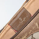 GUCCI GG Supreme Web Sherry Line Bag PVC Beige Gold 904 02 070 Auth ep11689-17