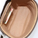 GUCCI GG Supreme Web Sherry Line Bag PVC Beige Gold 904 02 070 Auth ep11689-18