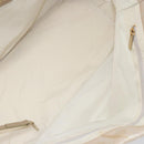CHANEL New Travel Line Tote Bag Nylon Beige Gold CC Auth ep11691-10