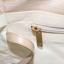 CHANEL New Travel Line Tote Bag Nylon Beige Gold CC Auth ep11691-20