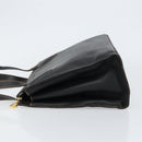 LOEWE Tote Bag Leather Black Gold Auth ep11694-4