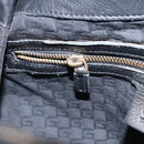 GUCCI Shoulder Bag Leather Black Gold 110177 Auth ep11697-20