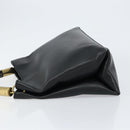 GUCCI Shoulder Bag Leather Black Gold 110177 Auth ep11697-4