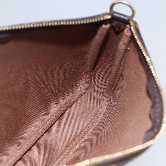 LOUIS VUITTON Monogram Pochette Accessoires Pouch M51980 LV Auth ep11703