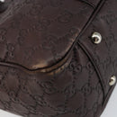 GUCCI GG Canvas Guccissima Miss GG Tote Bag Brown Gold 232957 Auth ep11705-16