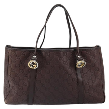 GUCCI GG Canvas Guccissima Miss GG Tote Bag Brown Gold 232957 Auth ep11705 - 0