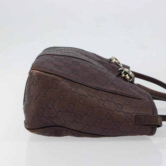 GUCCI GG Canvas Guccissima Miss GG Tote Bag Brown Gold 232957 Auth ep11705