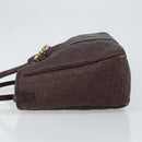 GUCCI GG Canvas Guccissima Miss GG Tote Bag Brown Gold 232957 Auth ep11705-4