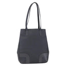 LOEWE Anagram Tote Bag PVC Leather Black Silver Auth ep11707-1