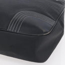 LOEWE Anagram Tote Bag PVC Leather Black Silver Auth ep11707-9