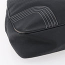 LOEWE Anagram Tote Bag PVC Leather Black Silver Auth ep11707-14