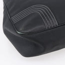 LOEWE Anagram Tote Bag PVC Leather Black Silver Auth ep11707-16