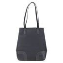 LOEWE Anagram Tote Bag PVC Leather Black Silver Auth ep11707-13