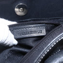 LOEWE Anagram Tote Bag PVC Leather Black Silver Auth ep11707-12