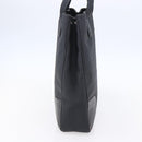 LOEWE Anagram Tote Bag PVC Leather Black Silver Auth ep11707-3