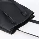 LOEWE Anagram Tote Bag PVC Leather Black Silver Auth ep11707-6