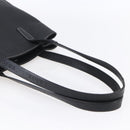 LOEWE Anagram Tote Bag PVC Leather Black Silver Auth ep11707-7