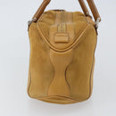 GUCCI Bamboo Hand Bag Suede Brown Silver Auth ep11709-4