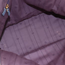 LOEWE Anagram Hand Bag Leather Blue Silver Auth ep11719-11