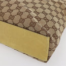GUCCI GG Canvas New Jackie Shoulder Bag Beige Gold 110291 Auth ep11720-9