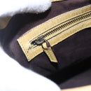 GUCCI GG Canvas New Jackie Shoulder Bag Beige Gold 110291 Auth ep11720-18