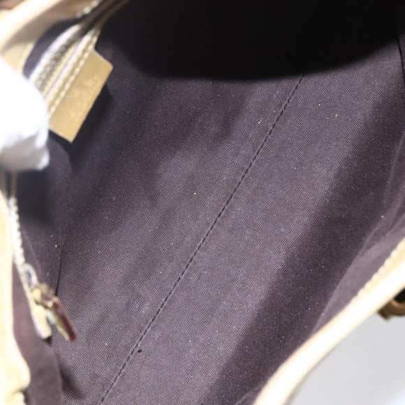 GUCCI GG Canvas New Jackie Shoulder Bag Beige Gold 110291 Auth ep11720