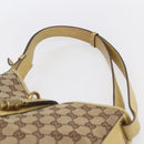 GUCCI GG Canvas New Jackie Shoulder Bag Beige Gold 110291 Auth ep11720-8