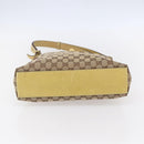 GUCCI GG Canvas New Jackie Shoulder Bag Beige Gold 110291 Auth ep11720-5