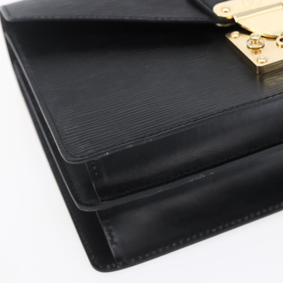 LOUIS VUITTON Epi Concorde Hand Bag Black M52132 LV Auth ep11722
