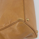 GUCCI Interlocking Hand Bag Leather Brown Gold 121551 Auth ep11723-16