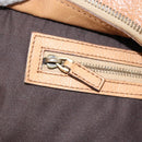 GUCCI Interlocking Hand Bag Leather Brown Gold 121551 Auth ep11723-20