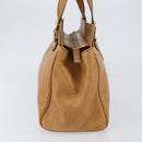 GUCCI Interlocking Hand Bag Leather Brown Gold 121551 Auth ep11723-4