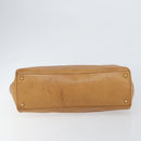 GUCCI Interlocking Hand Bag Leather Brown Gold 121551 Auth ep11723-5