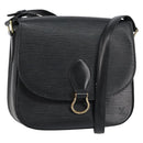LOUIS VUITTON Epi Saint Cloud GM Shoulder Bag Black Noir M52192 LV Auth ep11725-1