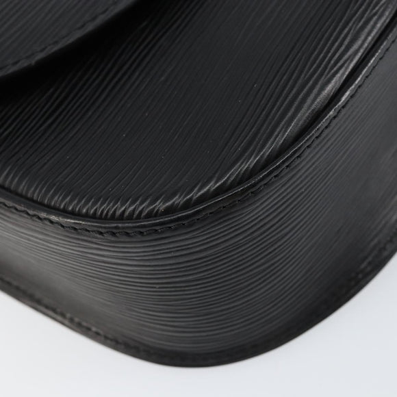 LOUIS VUITTON Epi Saint Cloud GM Shoulder Bag Black Noir M52192 LV Auth ep11725