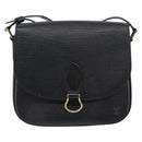 LOUIS VUITTON Epi Saint Cloud GM Shoulder Bag Black Noir M52192 LV Auth ep11725-13