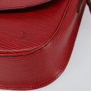 LOUIS VUITTON Epi Saint Cloud GM Shoulder Bag Red M52197 LV Auth ep11726-14