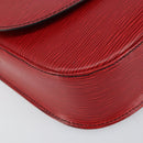 LOUIS VUITTON Epi Saint Cloud GM Shoulder Bag Red M52197 LV Auth ep11726-15