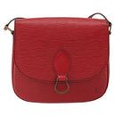 LOUIS VUITTON Epi Saint Cloud GM Shoulder Bag Red M52197 LV Auth ep11726-13