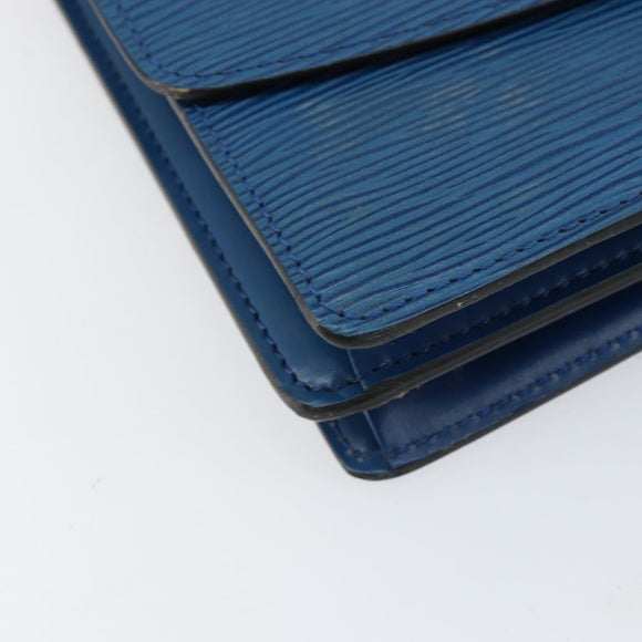 LOUIS VUITTON Epi Grenel Shoulder Bag Blue M52362 LV Auth ep11728