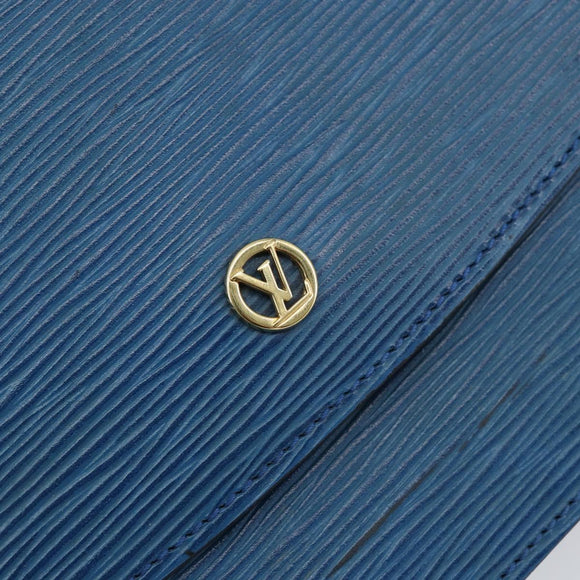 LOUIS VUITTON Epi Grenel Shoulder Bag Blue M52362 LV Auth ep11728