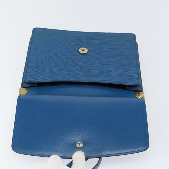 LOUIS VUITTON Epi Grenel Shoulder Bag Blue M52362 LV Auth ep11728