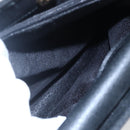 GUCCI Bamboo Hand Bag Suede Black Gold 002 2865 0260 Auth ep11733-10