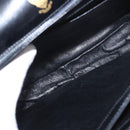 GUCCI Shoulder Bag Leather Black Gold Auth ep11734-11